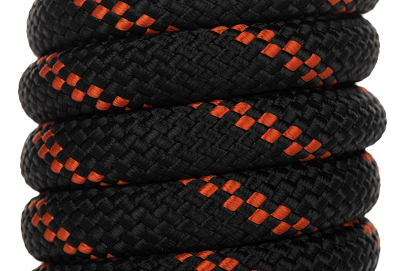 Веревка Lanex Static 10 мм/1 м Black/Orange - Фото 1 большая