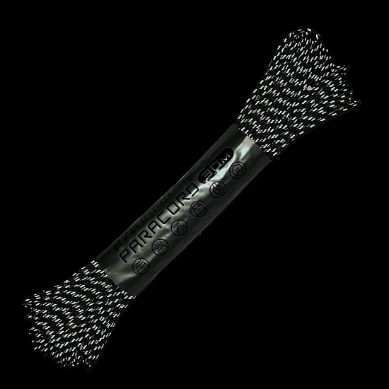 Паракорд Cord 275 Мини 30м световозвращающий Army green - Фото 2 большая