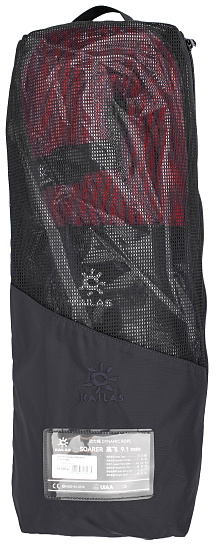 Веревка Kailas Soarer Dynamic 9,1мм/60м Flame Red - Фото 2 большая