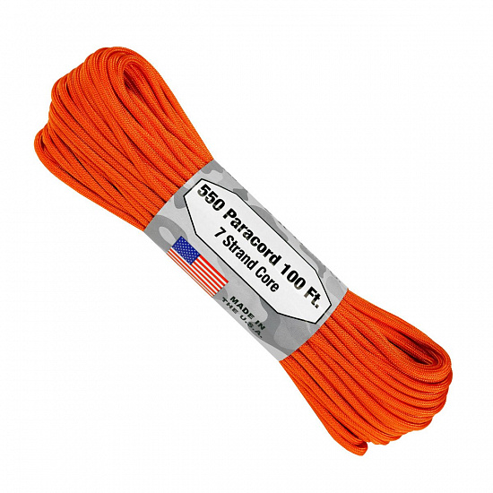 Паракорд Atwood Rope 550 Burnt Orange - Фото 1 большая