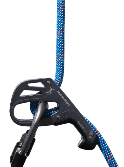 Верёвка Mammut Crag Classic 9,5мм/50м Blue/White - Фото 2 большая