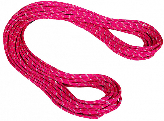 Веревка Mammut Alpine Dry 8,0 мм/60 м Pink/Zen - Фото 1 большая