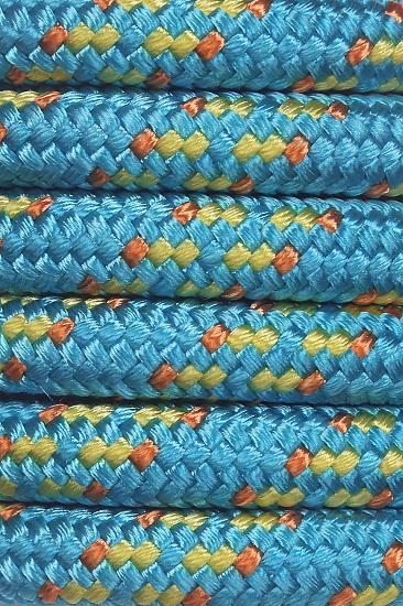 Репшнур Kailas Auxiliary 7мм/1м Sky Blue/Yellow/Orange - Фото 1 большая