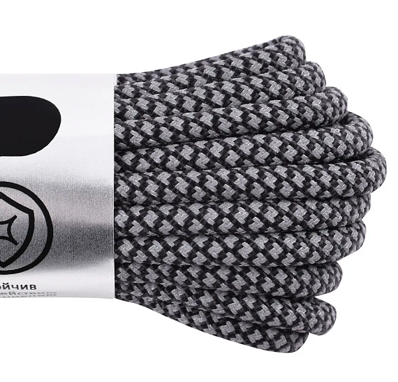Паракорд Cord 550 10м SuperReflective Black snake - Фото 2 большая