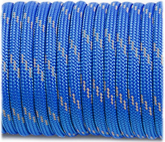 Паракорд Cord 550 30м световозвращающий Blue - Фото 2 большая