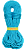 Веревка Tendon Master Pro CS 9,7мм/60м Turquoise - Фото 2 малая