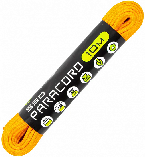 Паракорд Cord 550 10м Gold - Фото 1 большая