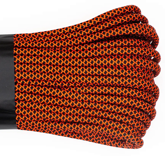Паракорд Cord 550 10м Neon Orange Snake - Фото 2 большая