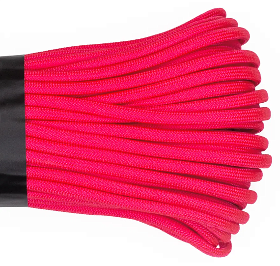 Паракорд Cord 550 10м Neon Pink - Фото 2 большая