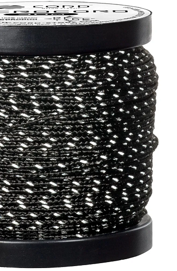 Микрокорд Cord 10м светоотражающий Black - Фото 2 большая