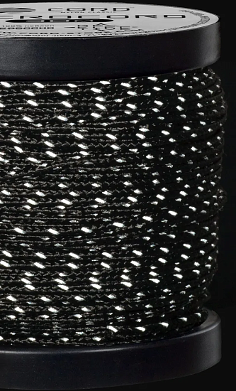 Микрокорд Cord 10м светоотражающий Black - Фото 3 большая