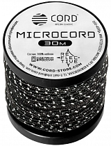 Микрокорд Cord 30м световозвращающий Black