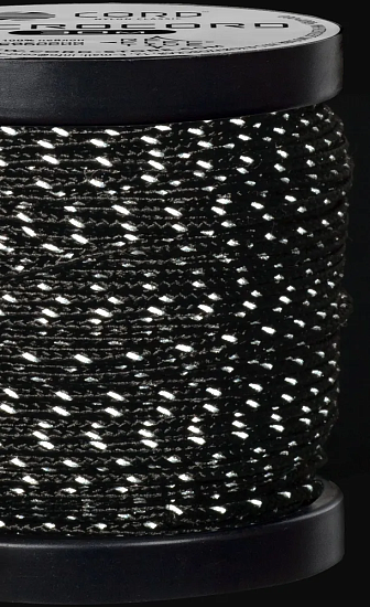 Микрокорд Cord 30м светоотражающий Black - Фото 3 большая