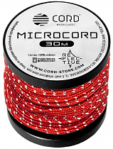 Микрокорд Cord 30м светоотражающий Red