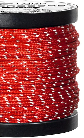 Микрокорд Cord 30м светоотражающий Red - Фото 2 большая