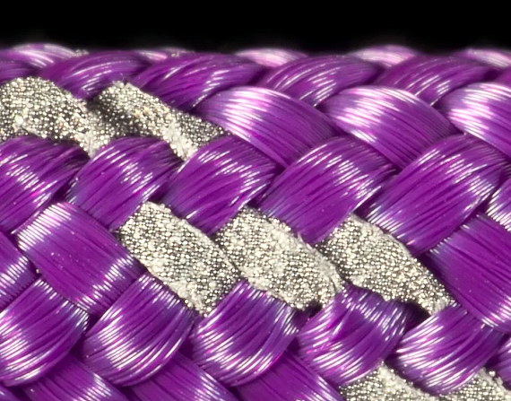Паракорд Cord 275 Мини 10м световозвращающий Purple - Фото 4 большая