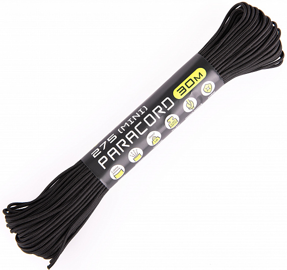 Паракорд Cord 275 Мини 30м Black - Фото 1 большая