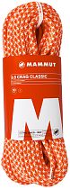 Верёвка Mammut Crag Classic 9,5мм/50м Vibrant Orange/White