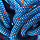 Верёвка Mammut Crag Classic 9,5мм/60м Blue/White - Фото 2 малая