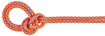 Верёвка Mammut Crag Sender Dry 8,7мм/1м Vibrant Orange/Zen