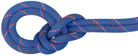 Верёвка Mammut Crag Sender Dry 9мм/60м Ice/Sunrise - Фото 2 большая