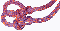 Верёвка Mammut Crag Dry Duodess 9,5мм/70м Lavandin/Vibrant Orange