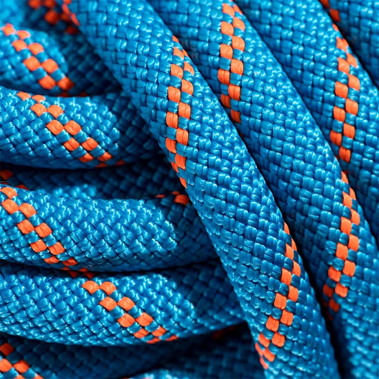 Веревка Mammut Alpine Sender Dry 8,7мм/60м Ocean/Vibrant Orange - Фото 2 большая