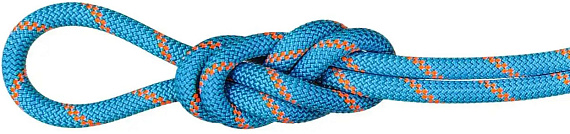 Веревка Mammut Alpine Sender Dry 8,7мм/70м Ocean/Vibrant Orange - Фото 1 большая