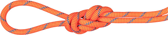 Веревка Mammut Alpine Sender Dry 7,5мм/60м Fire/Blue - Фото 1 большая