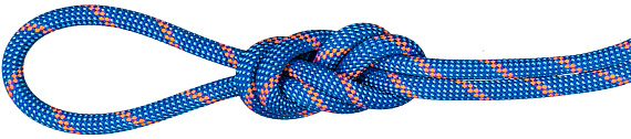 Верёвка Mammut Alpine Sender Dry 7,5мм/60м Blue/Vibrant Orange - Фото 1 большая