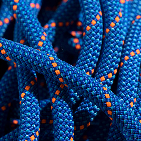 Верёвка Mammut Crag Dry 9,5мм/60м Blue/Ocean - Фото 2 большая