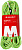 Верёвка Mammut Crag Dry 9,5мм/70м Neon Green/Ocean - Фото 1 малая