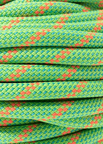 Верёвка Mammut Alpine Dry 8мм/60м Neon Green/Vibrant Orange - Фото 2 большая