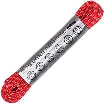 Паракорд Cord 275 Мини 10м световозвращающий Red