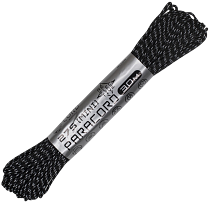 Паракорд Cord 275 Мини 30м световозвращающий Black