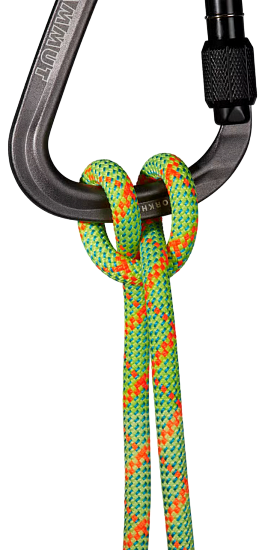 Верёвка Mammut Alpine Core Protect Dry 8.0мм/60м Halo/Vibrant Orange - Фото 3 большая