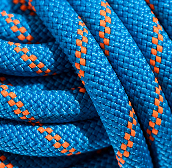 Верёвка Mammut Alpine Sender Dry 8.7мм/60м Ocean/Vibrant Orange - Фото 2 большая