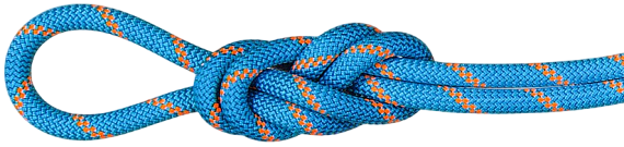 Верёвка Mammut Alpine Sender Dry 8.7мм/60м Ocean/Vibrant Orange - Фото 1 большая