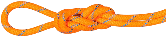 Верёвка Mammut Alpine Sender Dry 8.7мм/70м Vibrant Orange/Ocean - Фото 1 большая