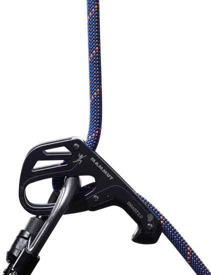 Верёвка Mammut Crag Sender Dry 9.0мм/70м Ice/Sunrise - Фото 3 большая