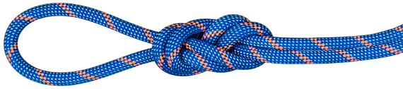 Верёвка Mammut Alpine Sender Dry 7.5мм/60м Blue/Vibrant Orange - Фото 1 большая