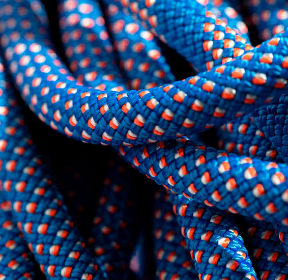 Верёвка Mammut Crag Classic Duodess 9.5мм/60м Carribean Blue/White - Фото 2 большая