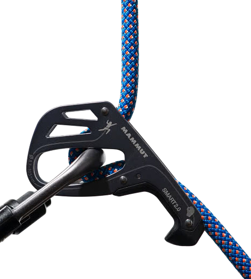 Верёвка Mammut Crag Classic Duodess 9.5мм/60м Carribean Blue/White - Фото 3 большая