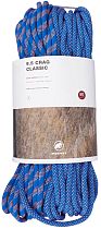 Верёвка Mammut Crag Classic Duodess 9.5мм/80м Carribean Blue/White