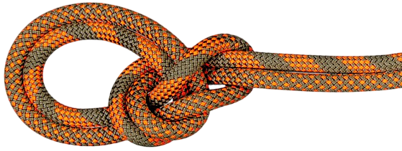 Верёвка Mammut Crag Dry Duodess 9.5мм/70м Boa/Vibrant Orange - Фото 1 большая