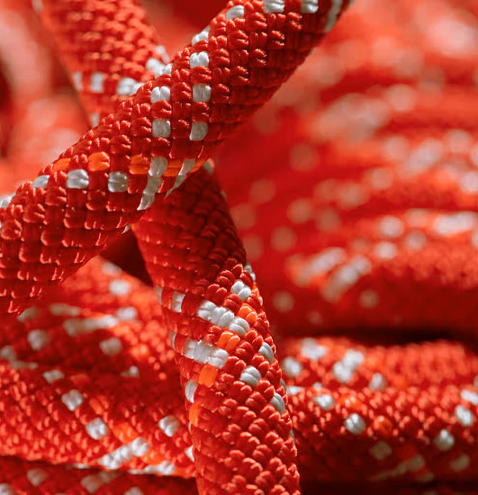 Верёвка Mammut Gym Classic 9.5мм/40м Raspberry/White - Фото 2 большая