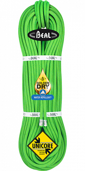 Верёвка Beal Opera Golden Dry 8,5мм/60м Green - Фото 1 большая