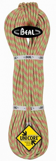 Верёвка Beal Ice Line Golden Dry Unicore 8,1мм/60м Anis - Фото 1 большая