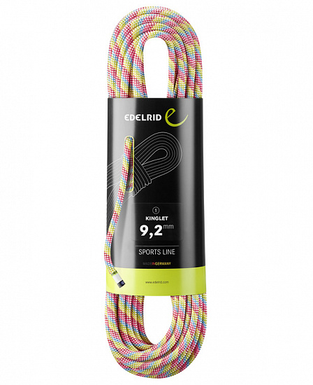 Веревка Edelrid Kinglet 9,2мм/1м Snow - Фото 1 большая