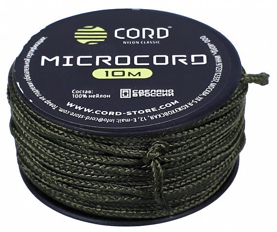 Микрокорд Cord 10м Olive - Фото 1 большая